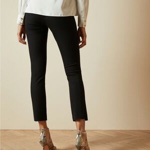 NWOT Ted Baker Ozete Slit Detail Trousers in Black